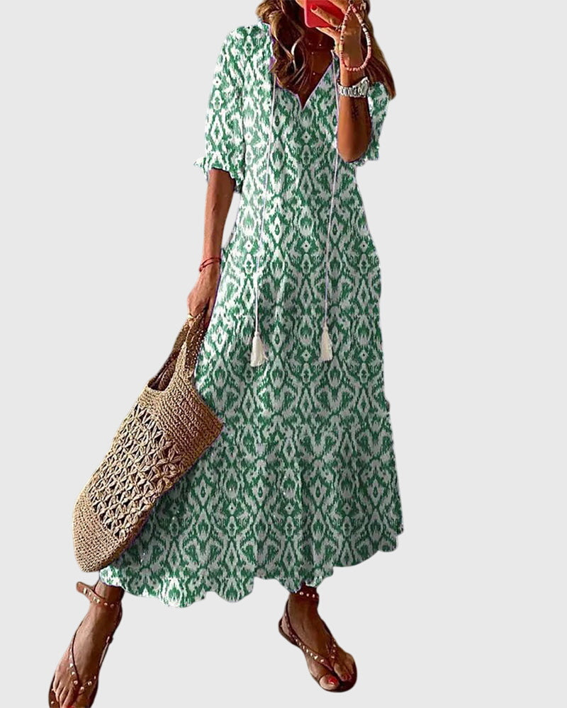 Amara | Women's Boho Vintage Summer Dress