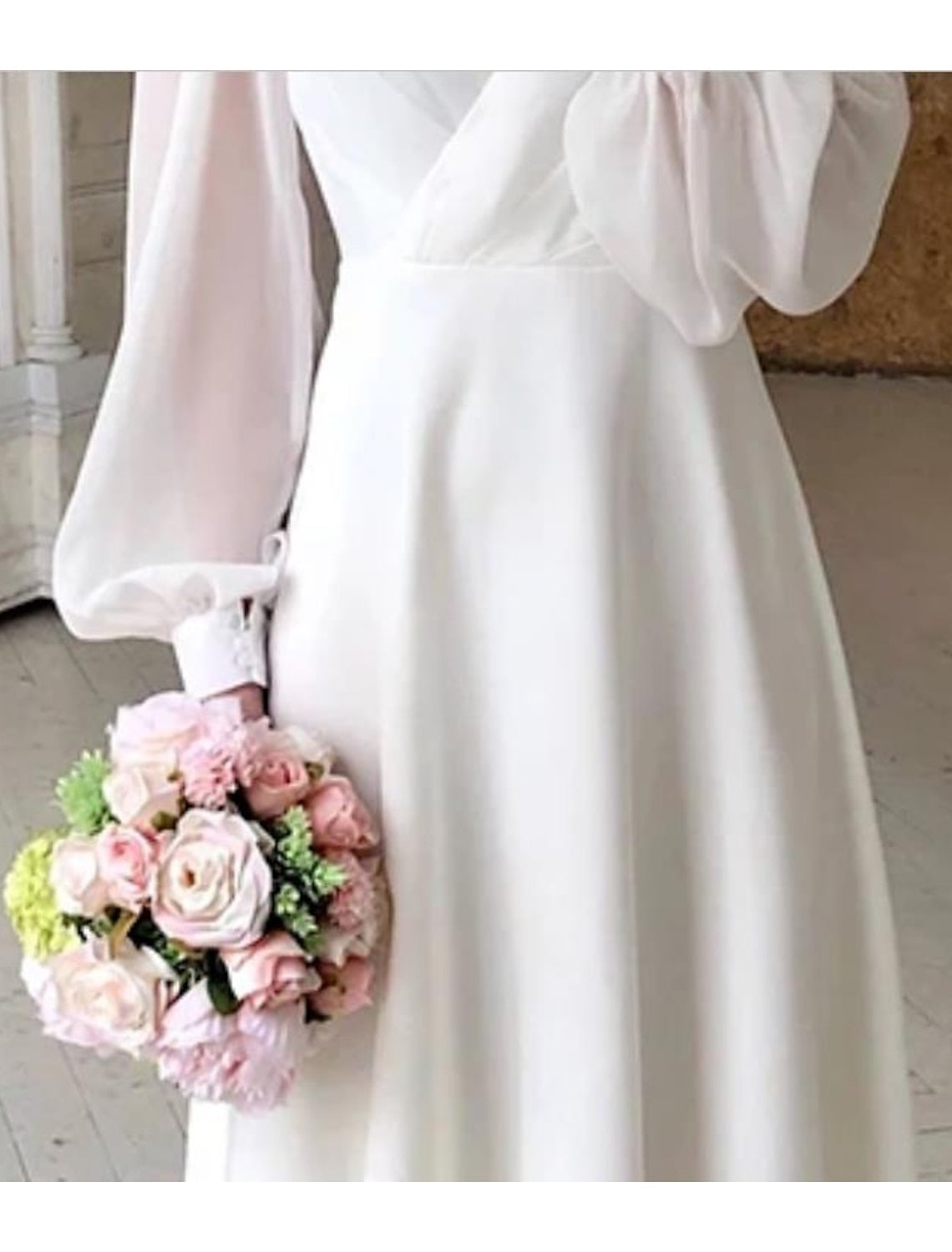 Gina | Women's Classic Long Sleeve Wedding Dress