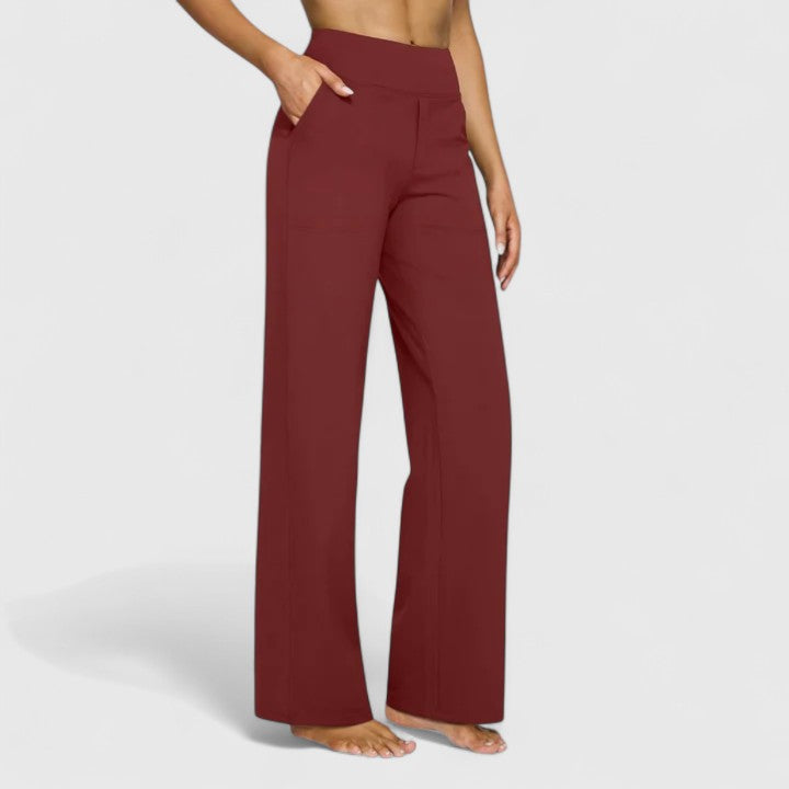 Hannah | Women's Comfortable Wide Waistband Pants