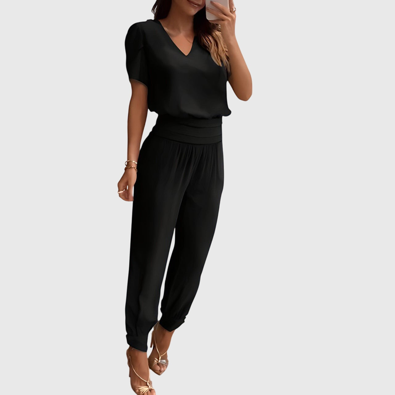 Jasmine | Women's Set Lightweight Blouse and Pants