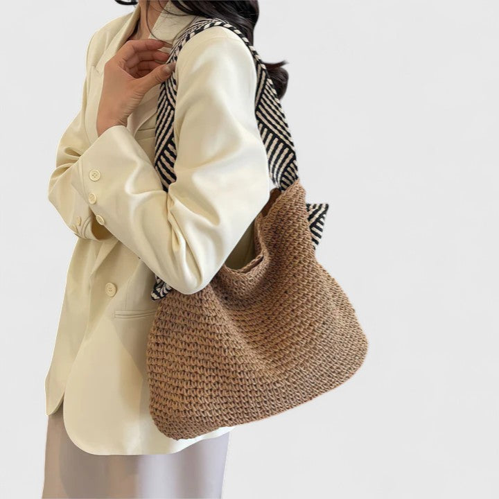 Lyra Collection | Handbag Tote Bag with Handwoven Design & Statement Straps | Versatile Accessory for Stylish Outings