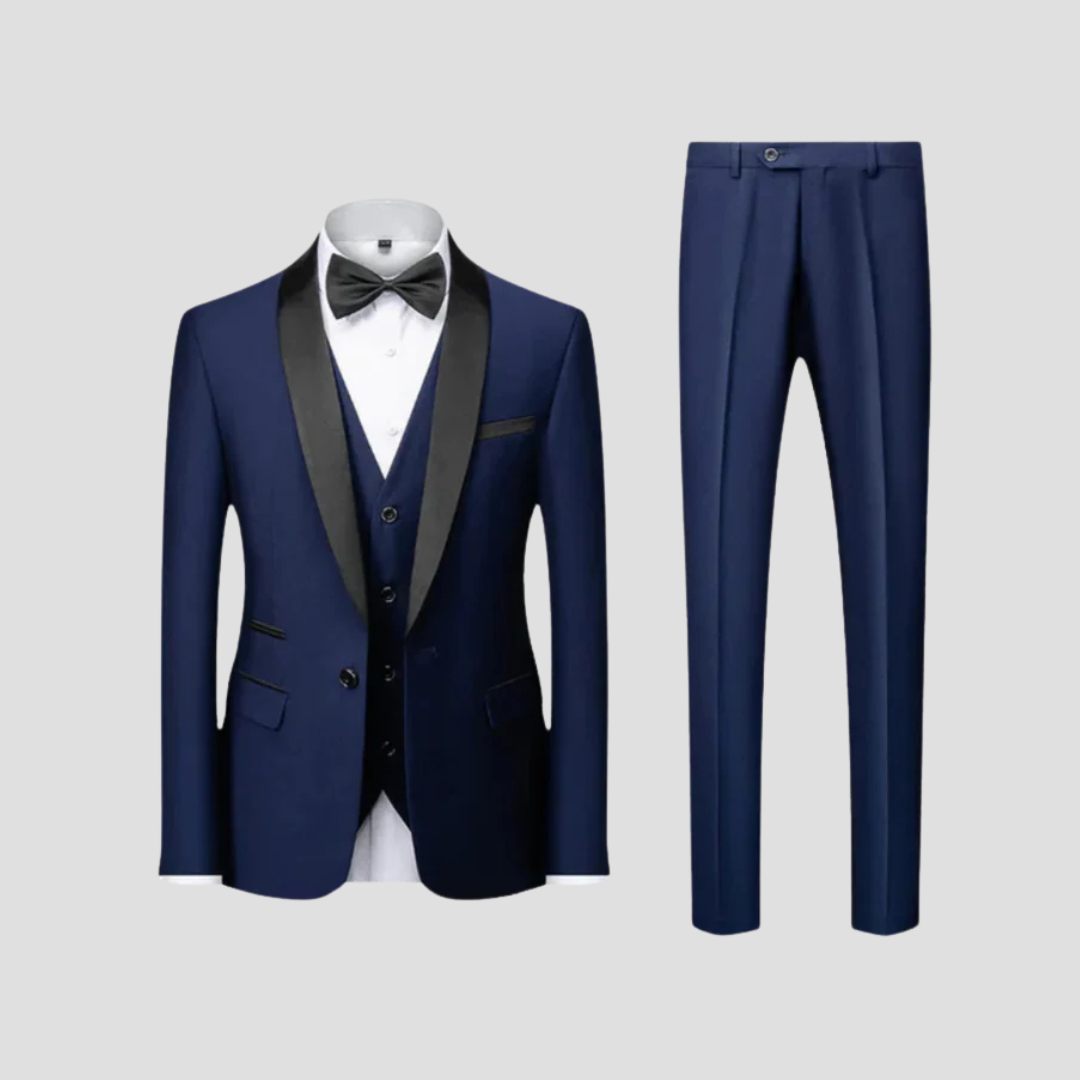 Benjamin | Men's Slim Fit Three-Piece Tuxedo Suit