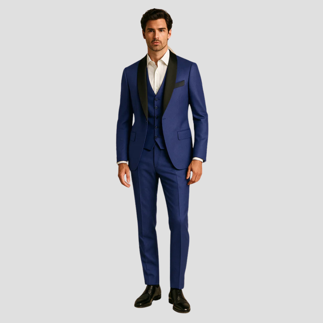 Benjamin | Men's Slim Fit Three-Piece Tuxedo Suit