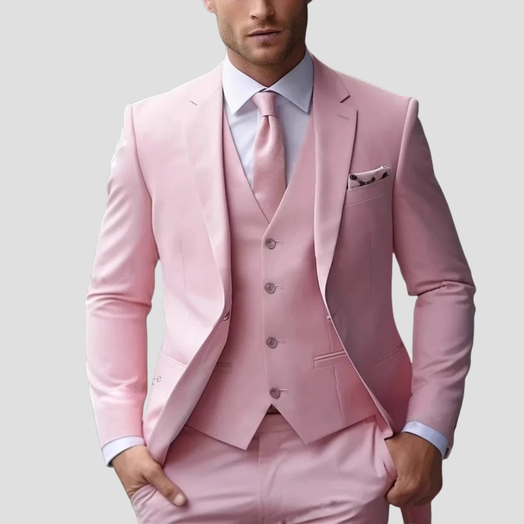Louie | Men's Slim Fit Three-Piece Wedding Suit