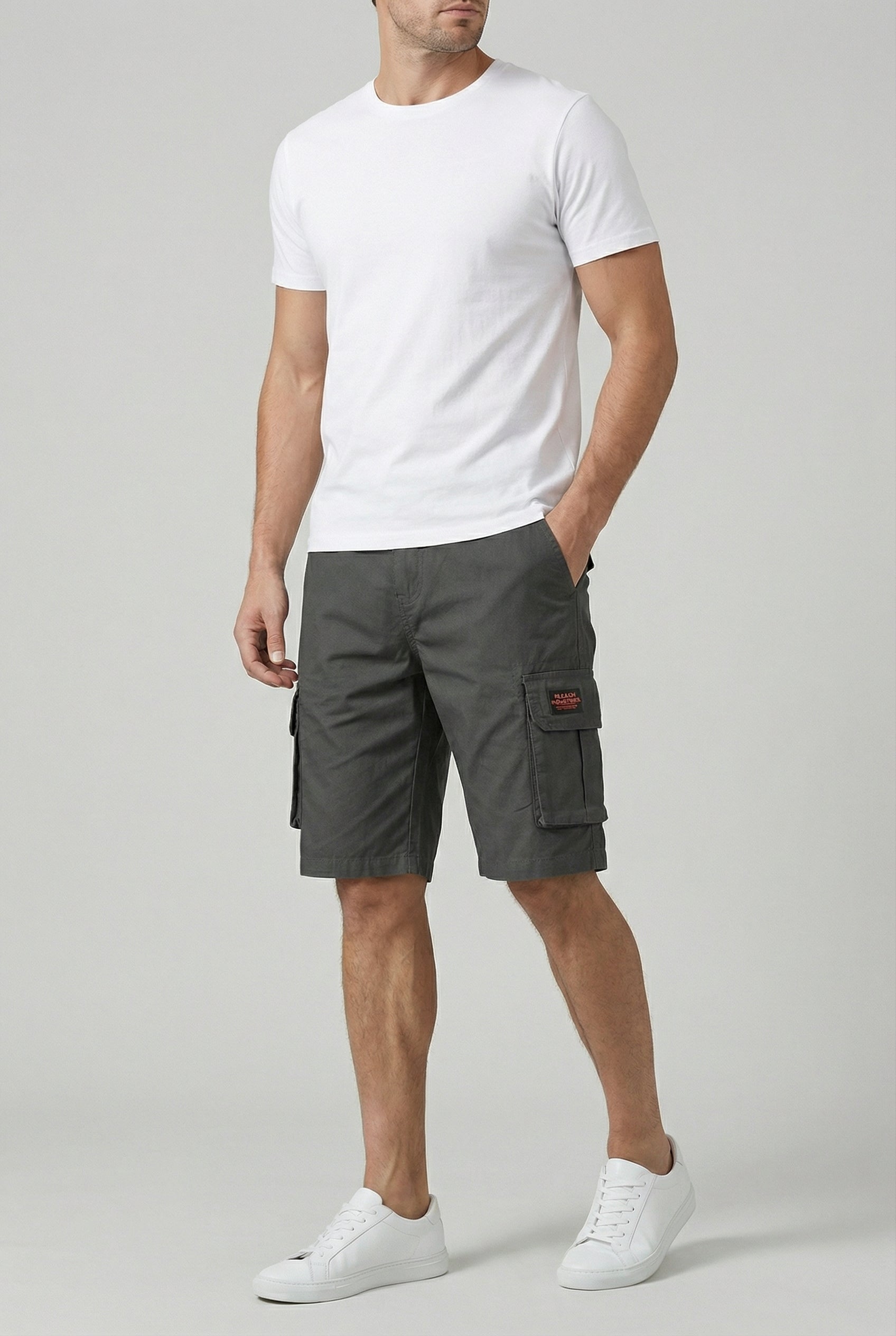 Bradley | Men's Cargo Shorts Cotton-Blend Relaxed Fit