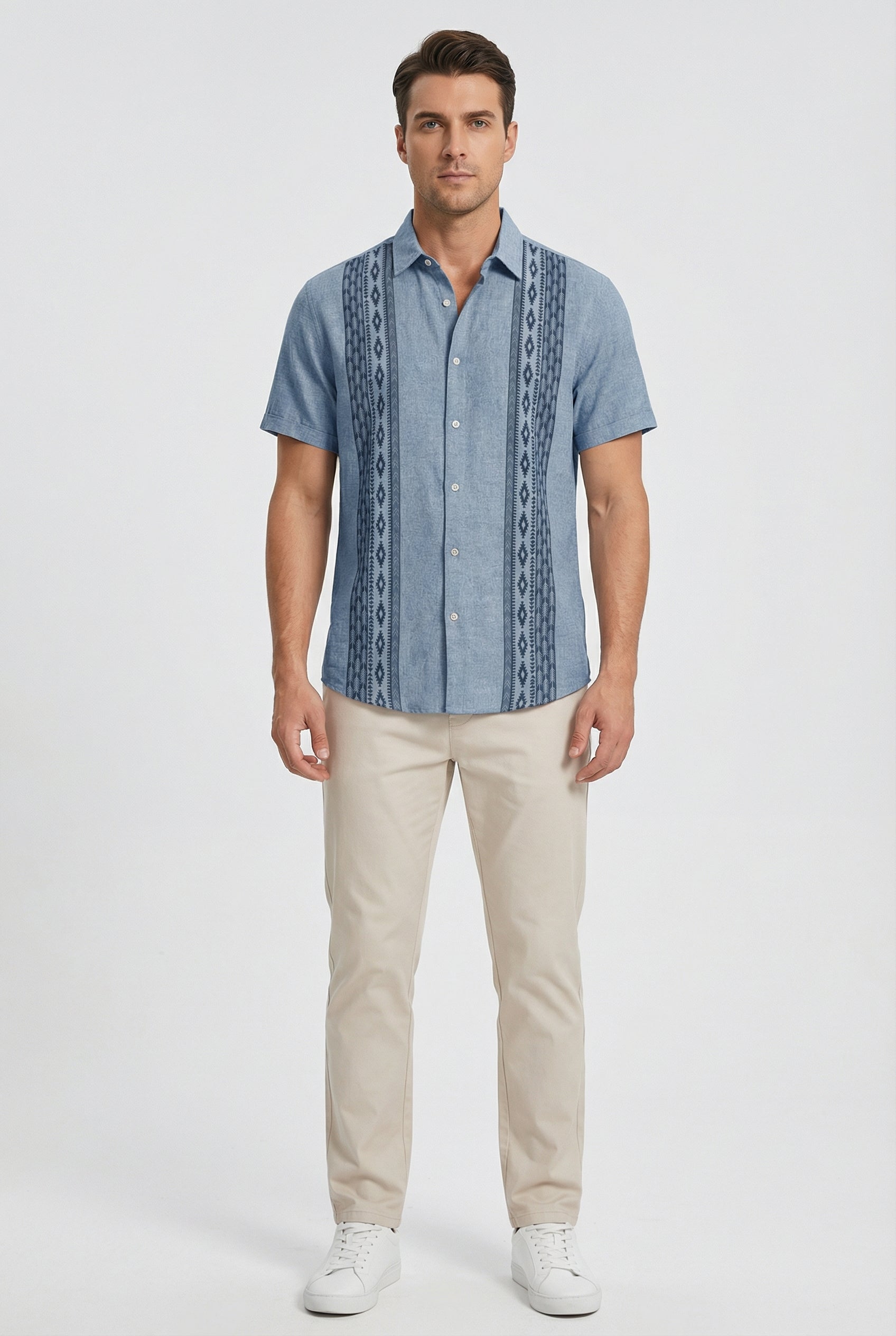 Matthew | Men's Casual Floral Print Short Sleeve Shirt