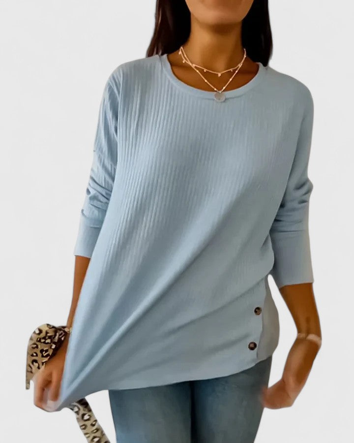 Megan | Women's Relaxed Fit Crew Neck Top