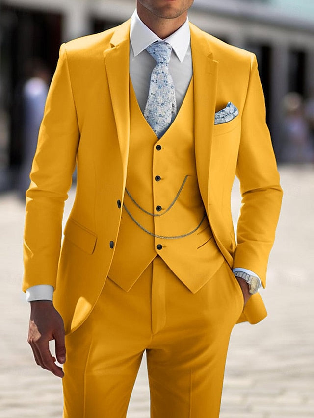 Edward | Men's Wedding Suit Tailored Fit 3-Piece