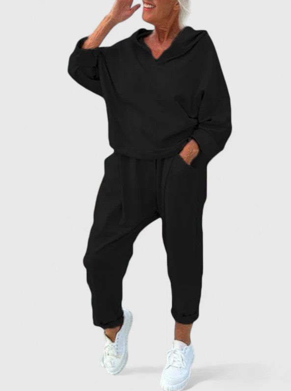 Samantha | Women's Comfortable Hooded Sweatshirt Set