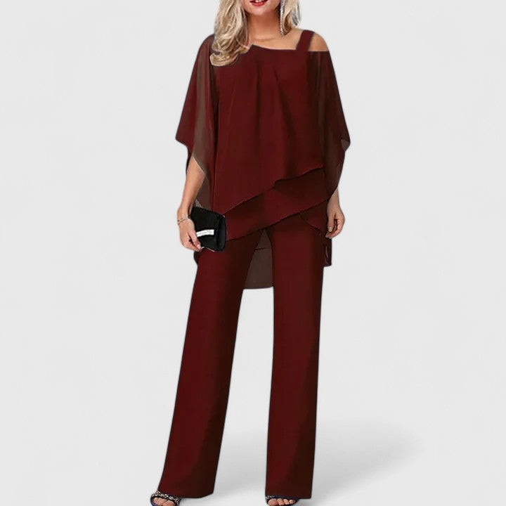 Samantha | Women's Two Piece Pants Set for Casual & Formal