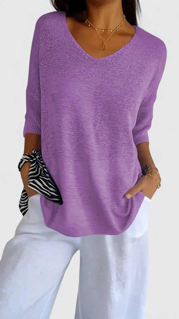 Sophie | Women's V-Neck Comfortable Top