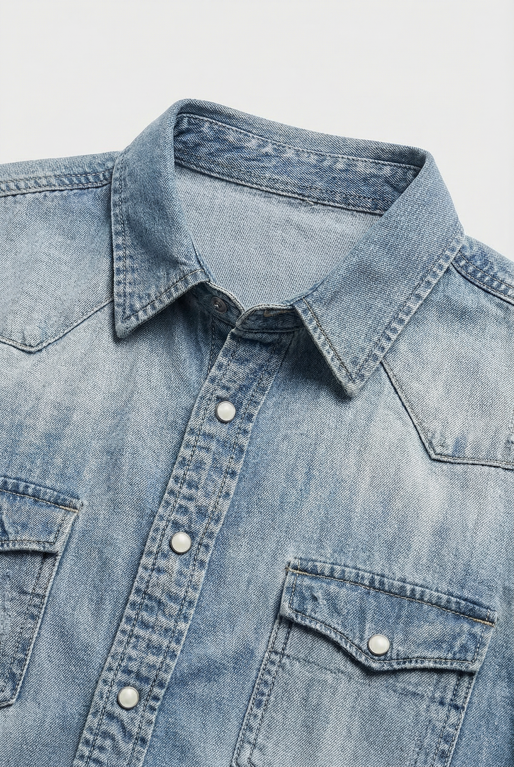 Grayson | Men's Slim Fit Cotton Blend Denim Shirt