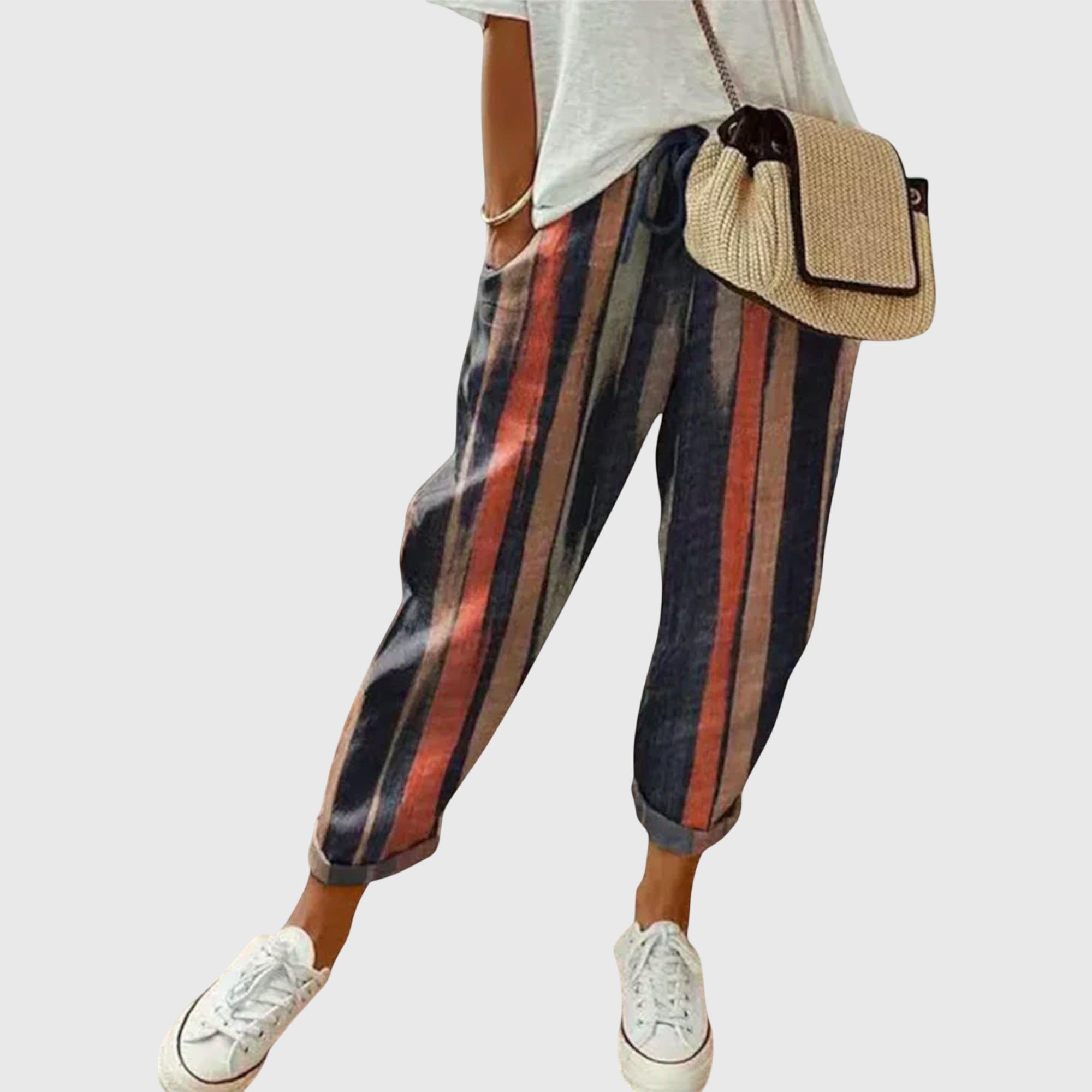 Valerie | Women's Cotton Casual Relaxed Fit Pants