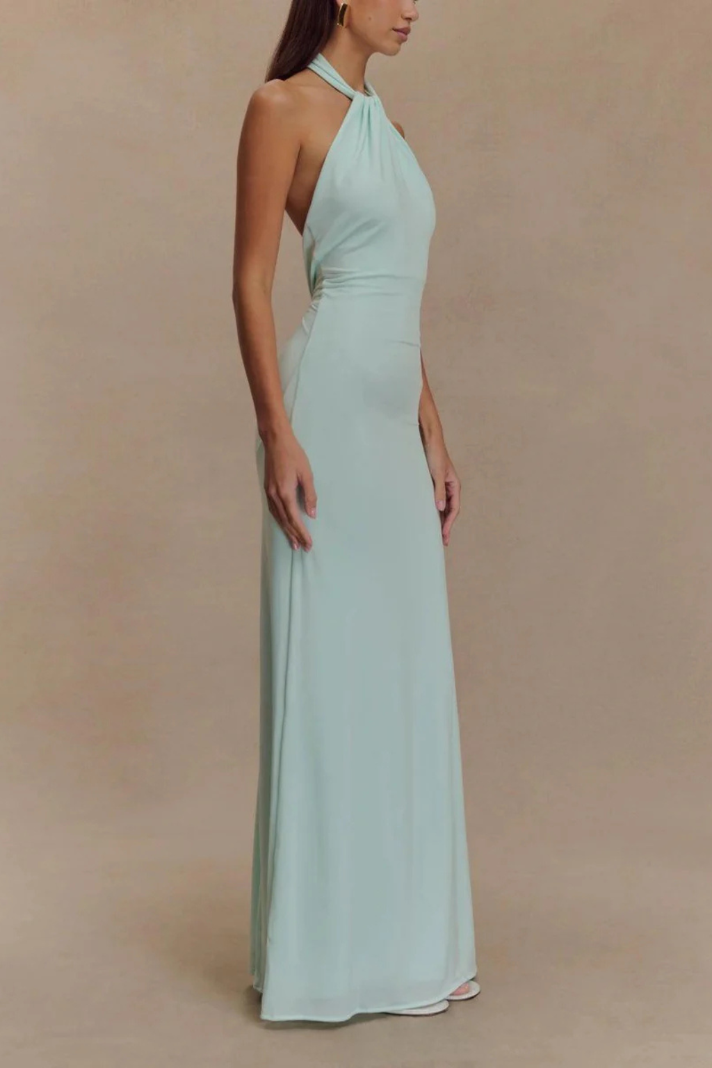 Catherine | Women's Bodycon Halter Neck Maxi Dress