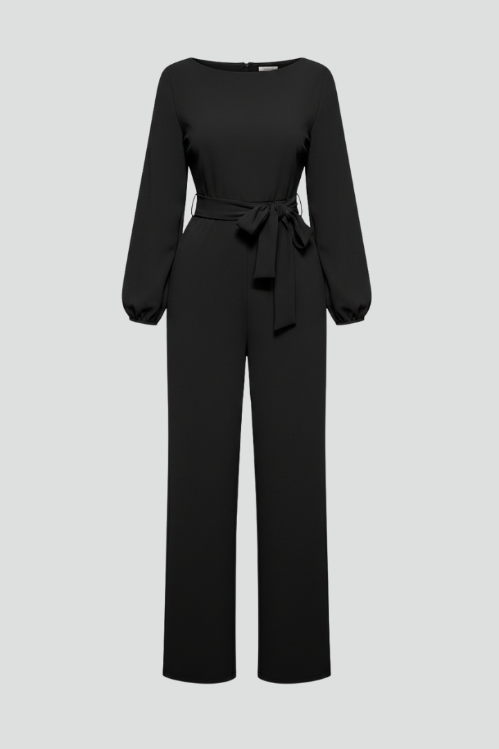 Clara | Women's Classic Tie-Waist Jumpsuit