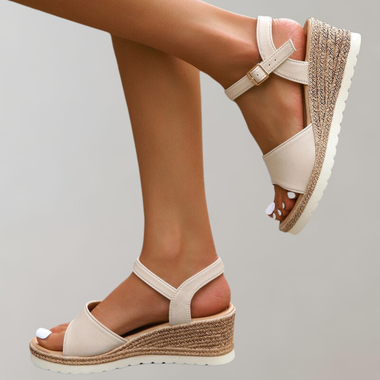 Women's Orthopaedic Wedge Sandals Adjustable Straps Breathable Comfort
