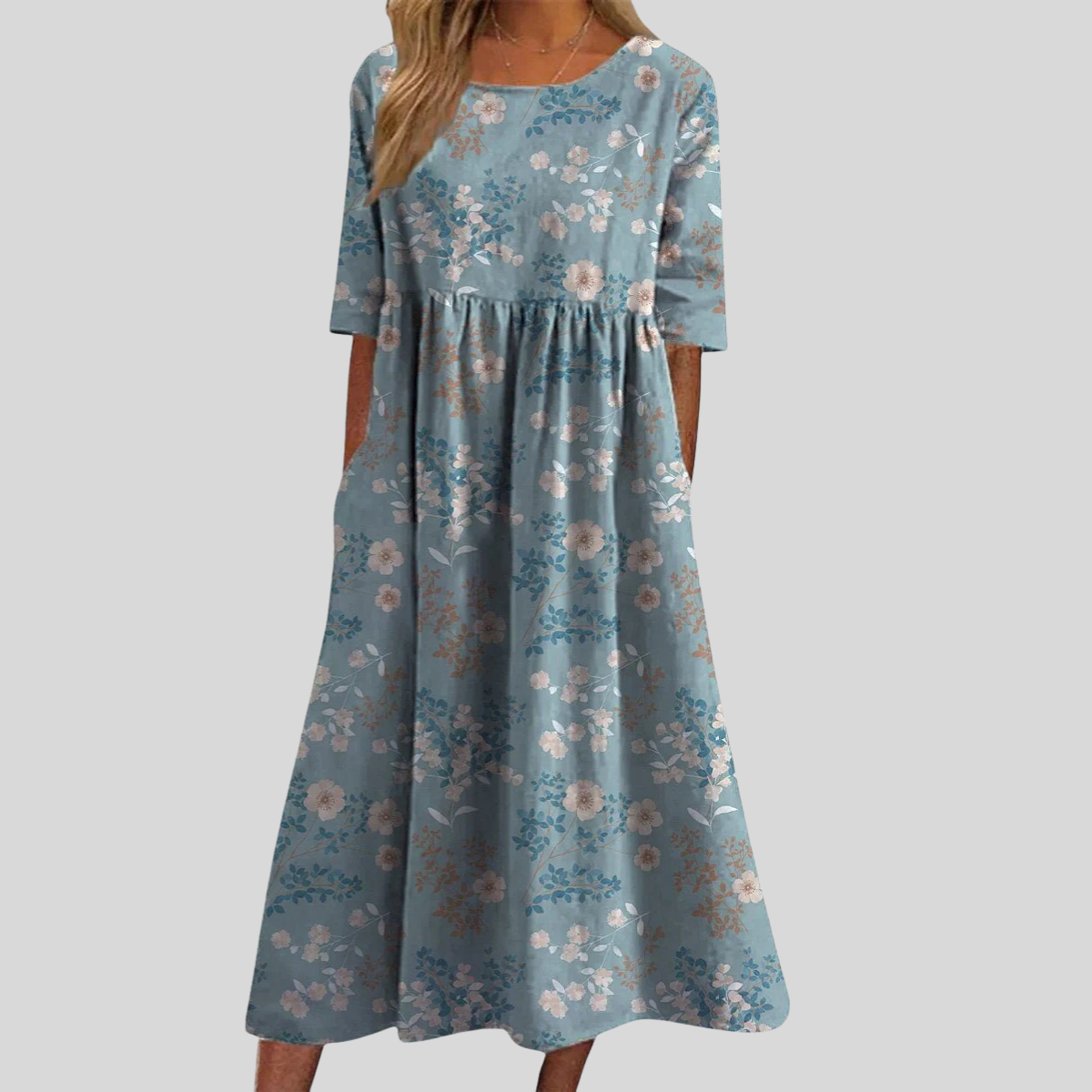 Noelle | Women's Flattering Embroidered Dress