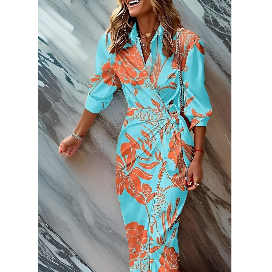 Laurie | Women's Elegant Wrap Maxi Dress