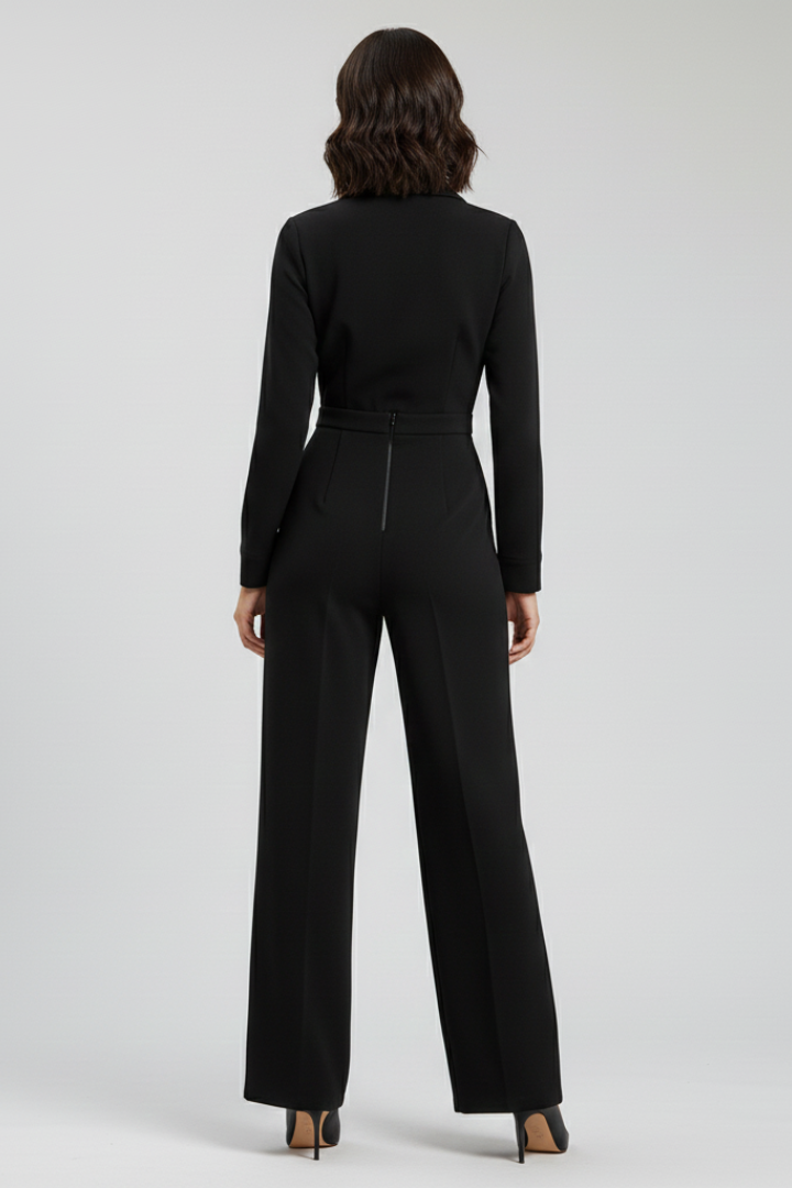 Ella | Women's Tailored Wide-Leg Jumpsuit
