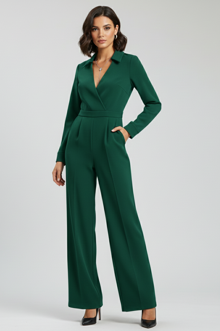Dawn | Women's Tailored Wide-Leg Jumpsuit