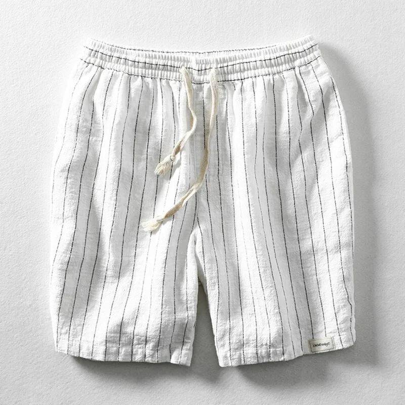 Ethan | Men's Casual Cotton-Linen Blend Shorts