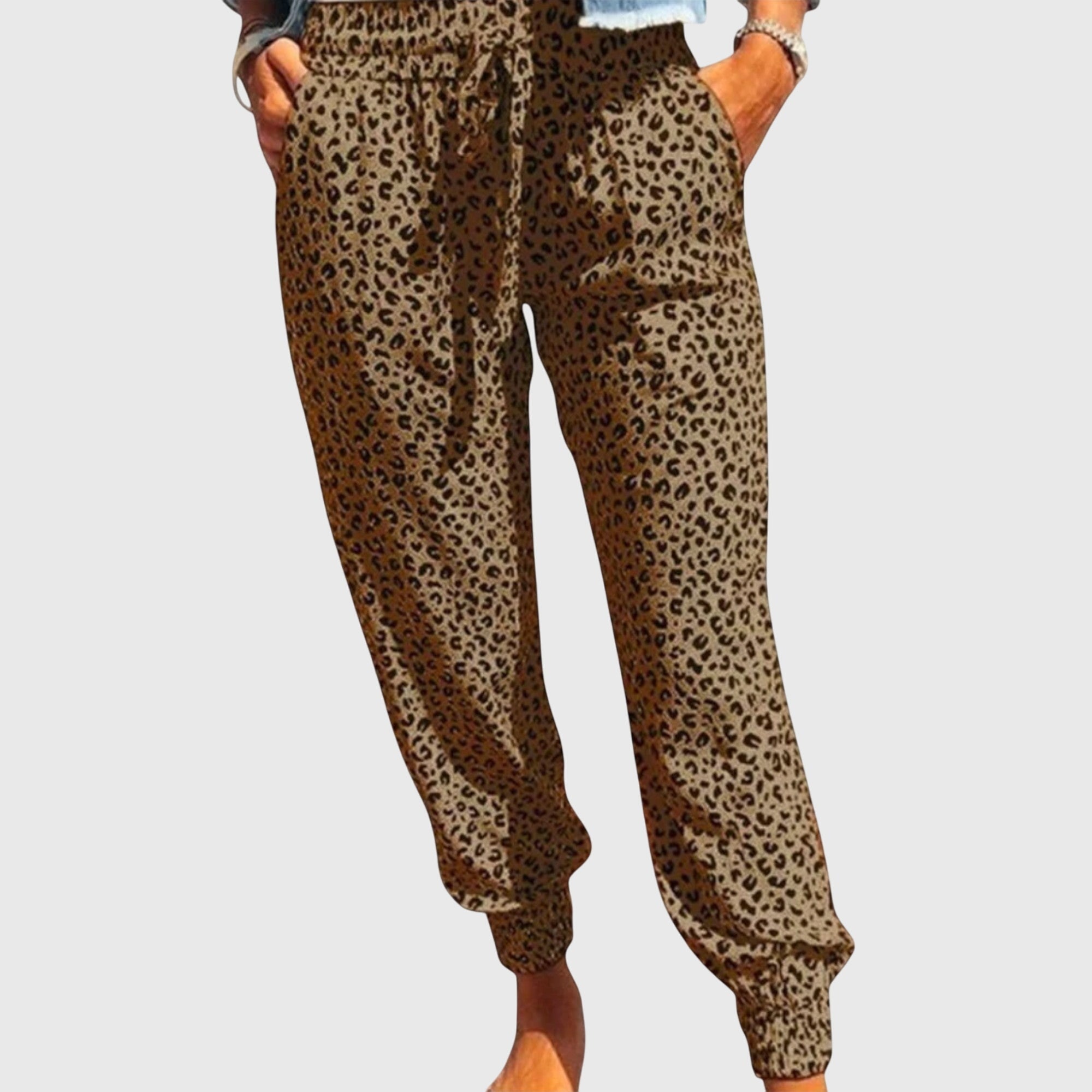 Fiona | Women's Wide Leg Animal Print Pants