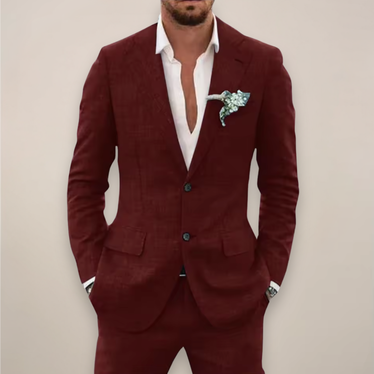 Freddie | Men's Suit Notch Lapel Tailored Set