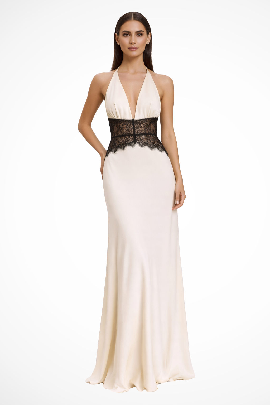 Kyla | Women's Backless Halter Maxi Dress