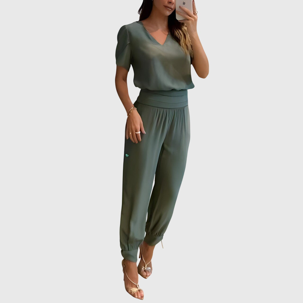 Jasmine | Women's Set Lightweight Blouse and Pants