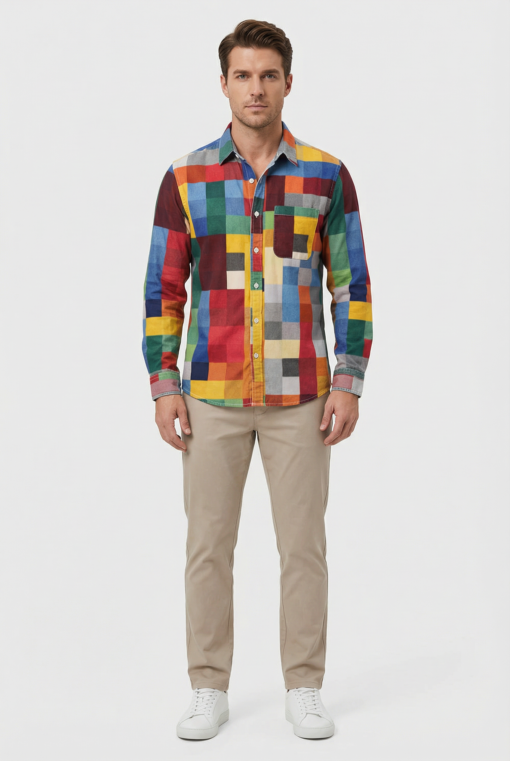 Cameron | Men's Casual Relaxed Fit Button-Up Shirt