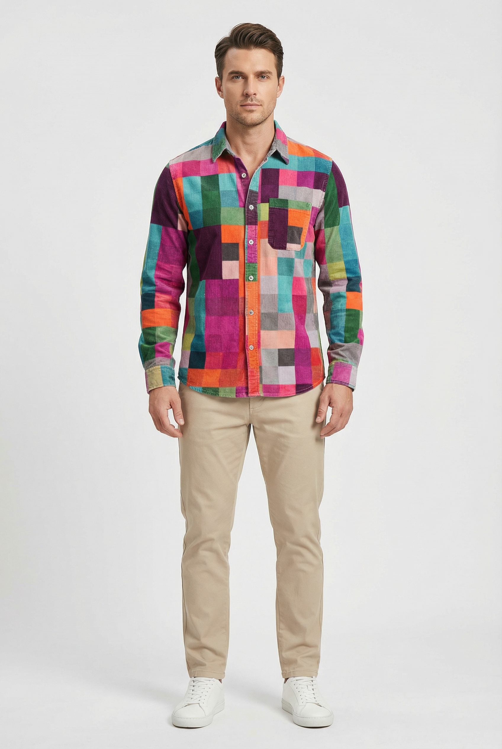 Cameron | Men's Casual Relaxed Fit Button-Up Shirt