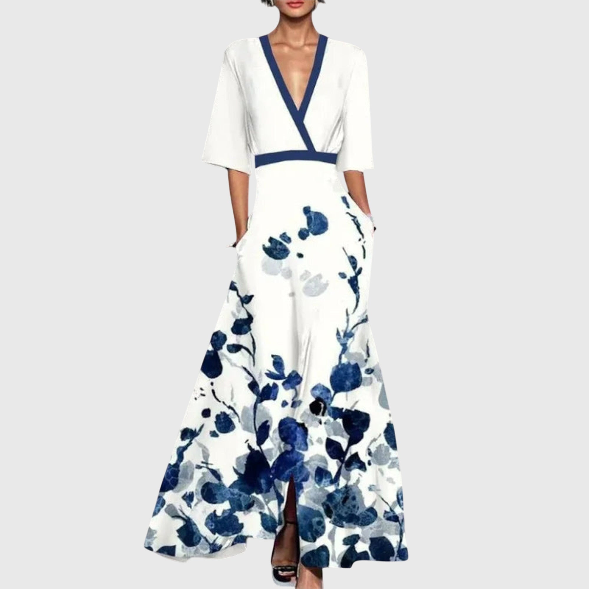 Tamara | Women's Elegant Tailored Maxi Dress