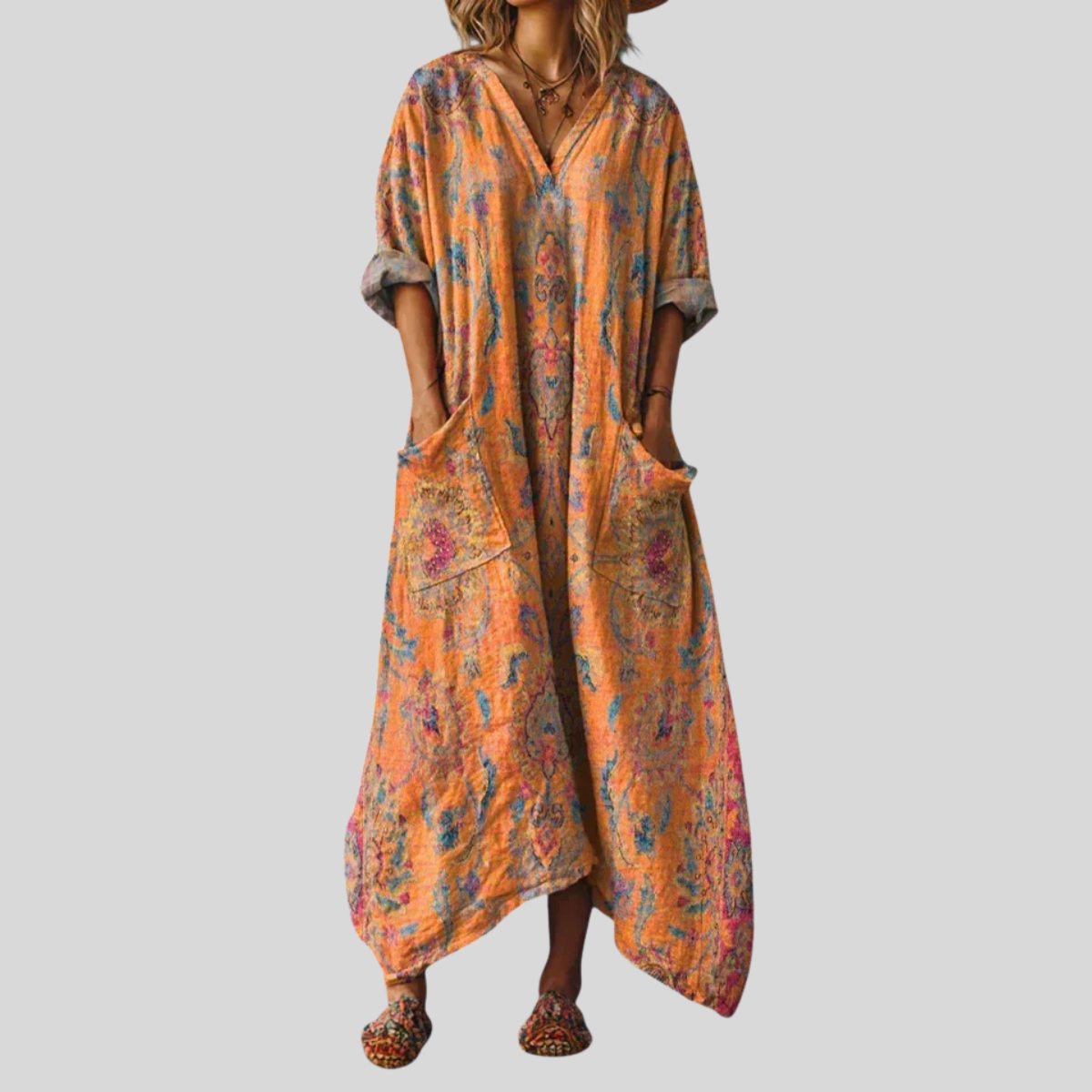 Kiera | Women's Flowing Maxi Dress for Casual & Formal