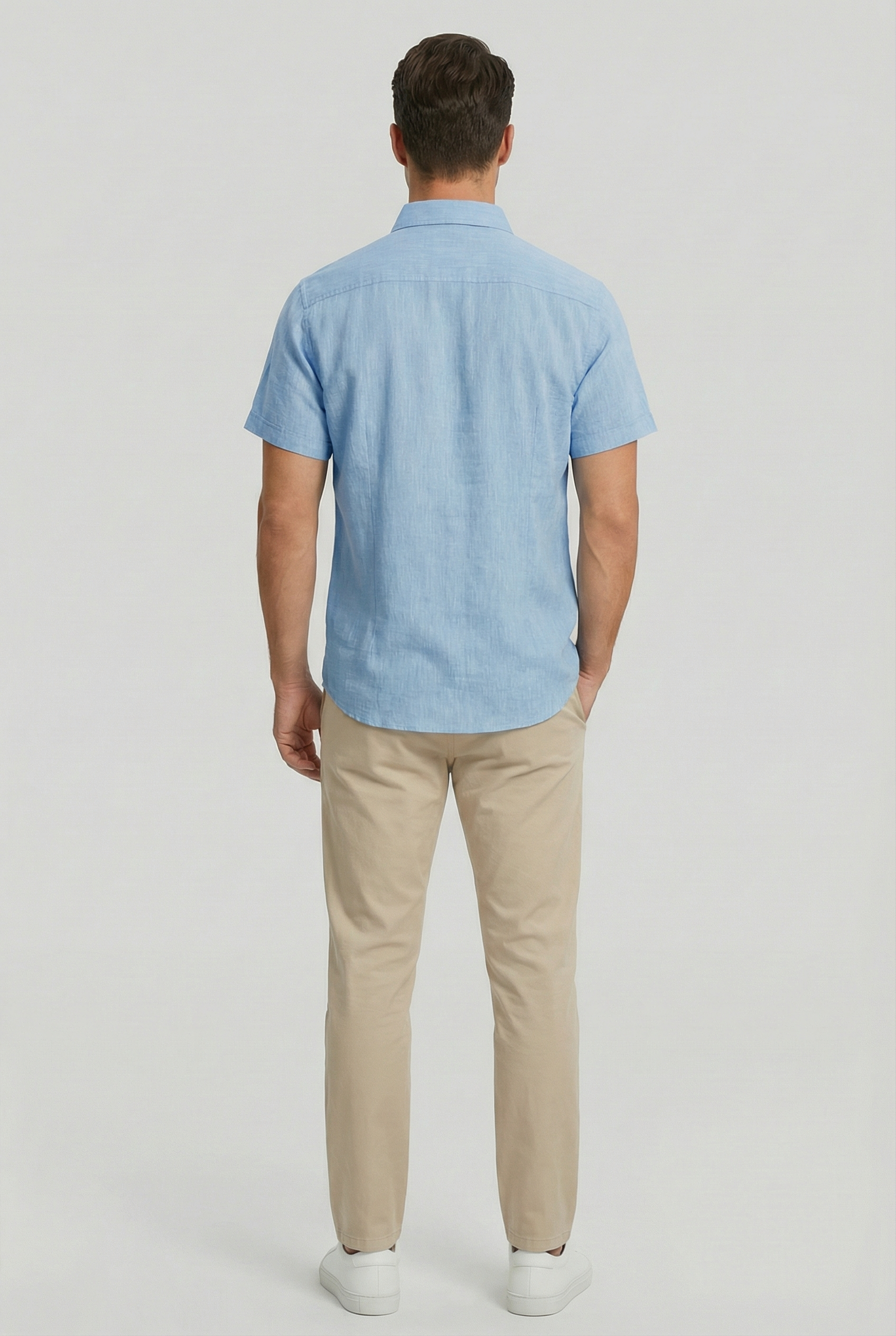 Blake | Men's Casual Cotton-Linen Short-Sleeved Shirt