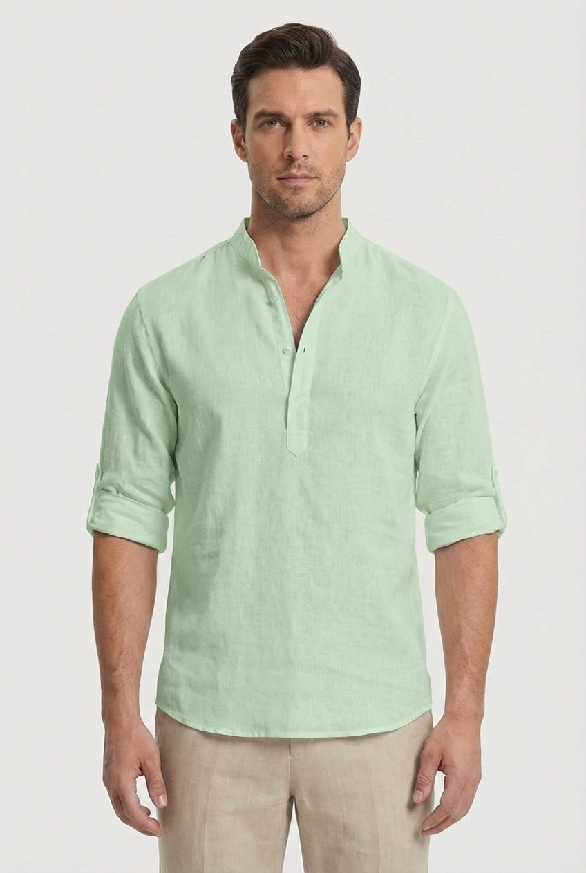 Jaxon | Men's Linen Relaxed Fit Casual Shirt