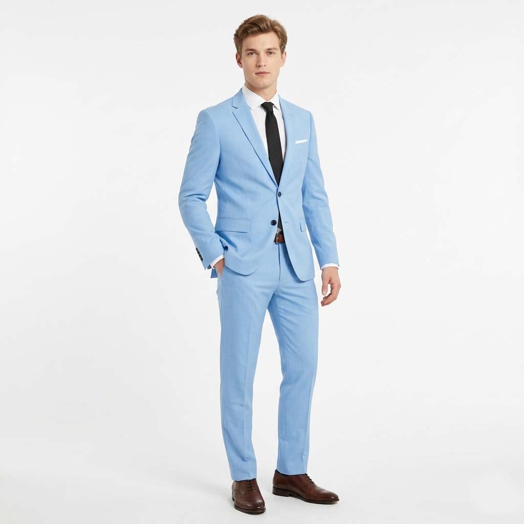 Michael | Men's Suit Tailored Wool Slim Fit Ensemble