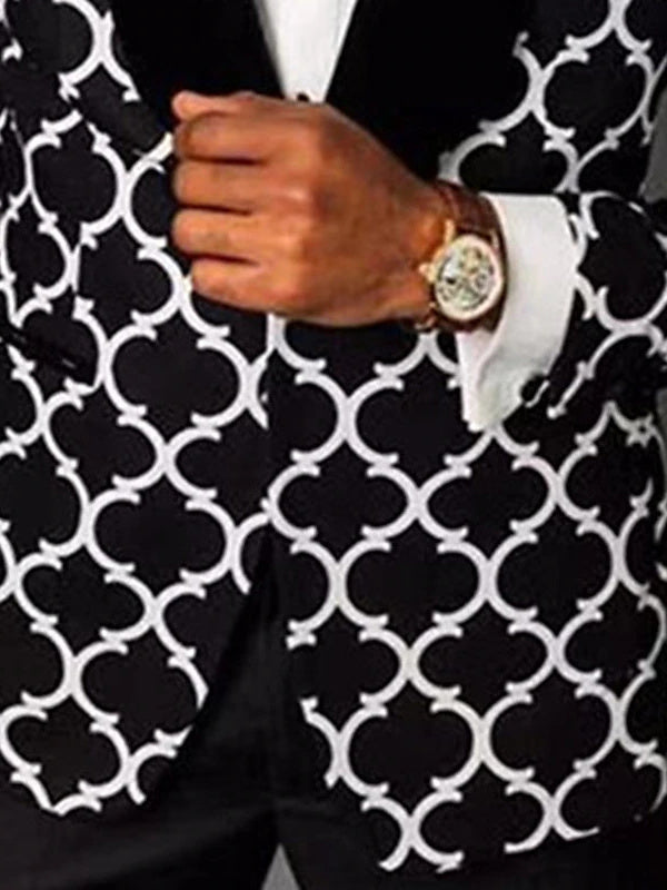 Alfie | Men's Tailored Fit Checkered Suit with Vest