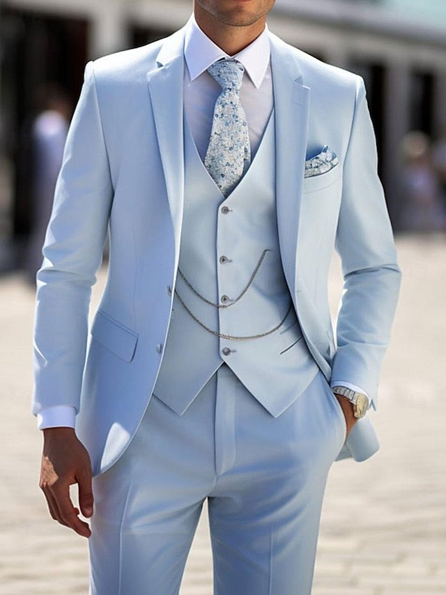 Edward | Men's Wedding Suit Tailored Fit 3-Piece