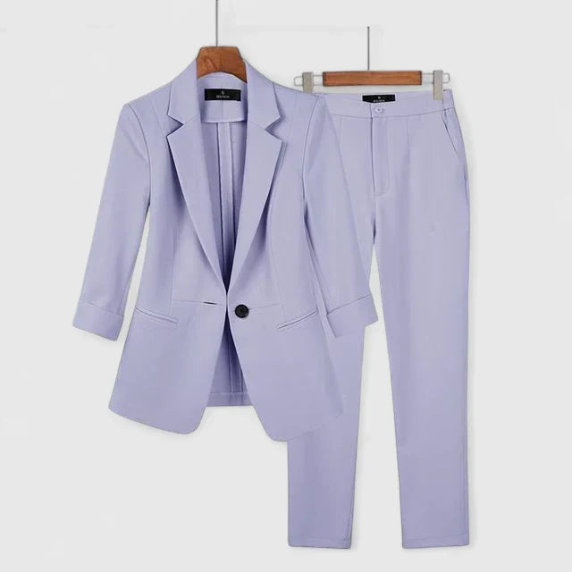 Serena | Women's Suit Tailored Blazer and Trouser Set