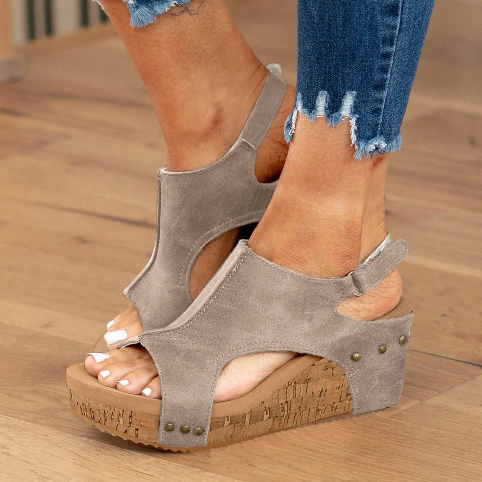 Olivia | Women's Platform Sandals with Arch Support