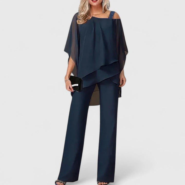 Samantha | Women's Two Piece Pants Set for Casual & Formal