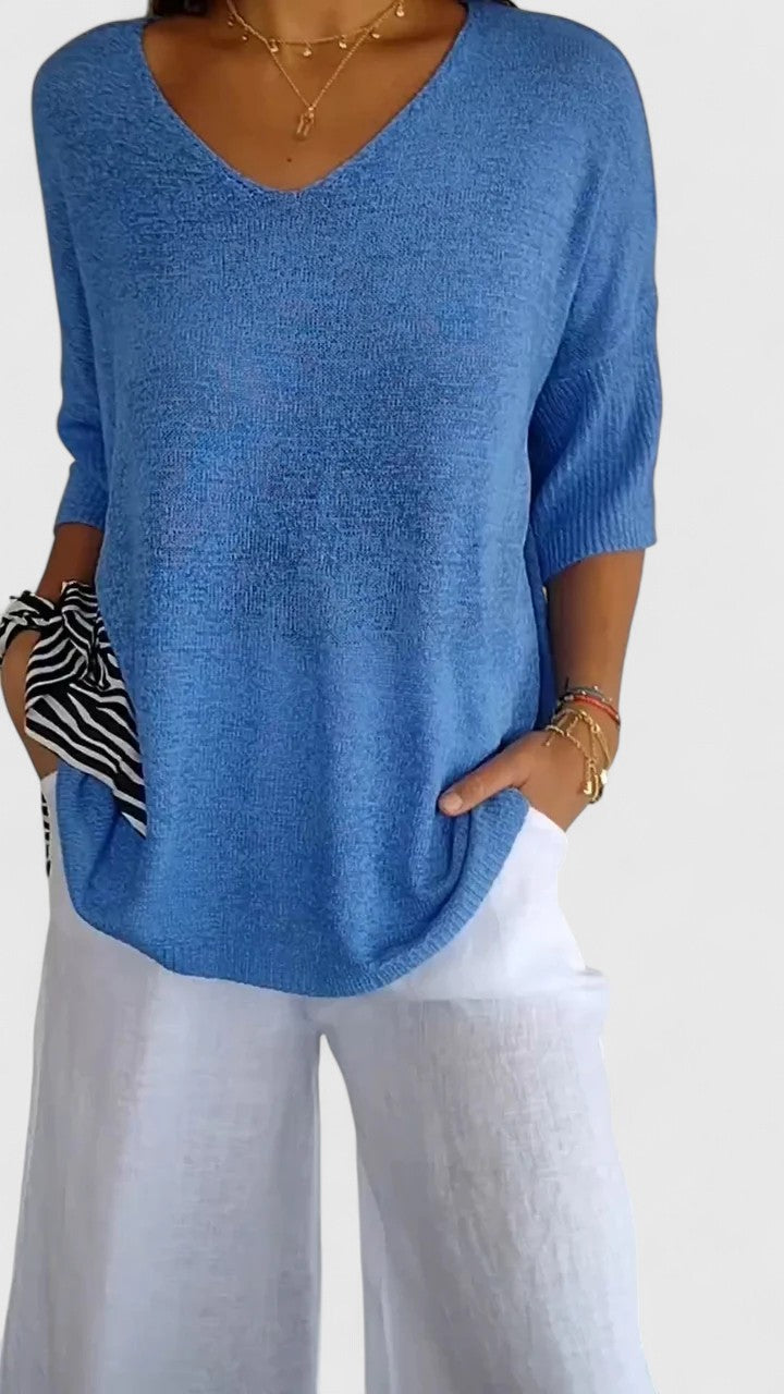 Sophie | Women's V-Neck Comfortable Top