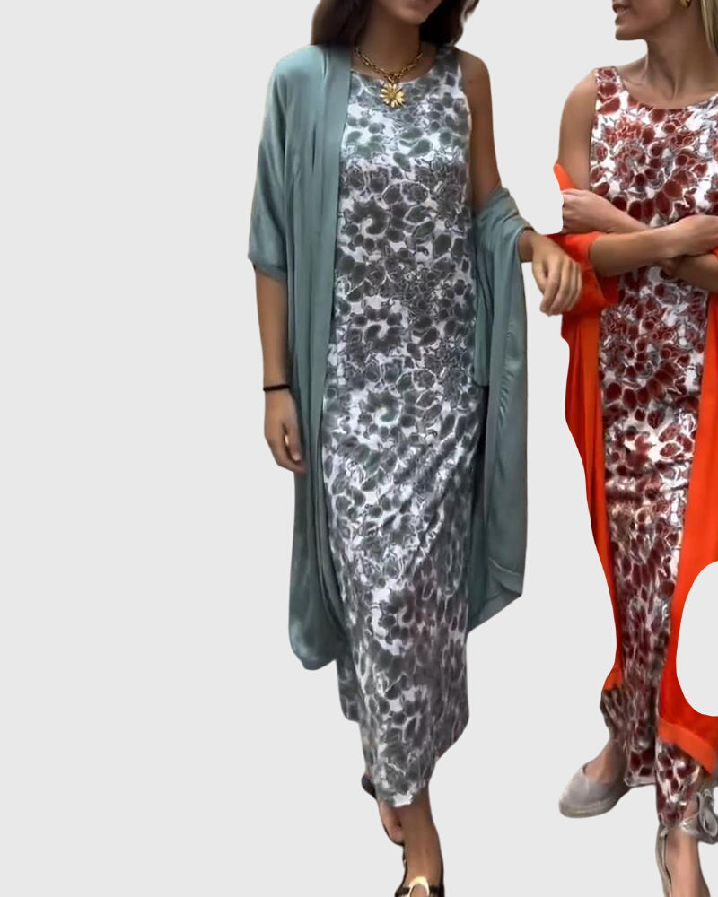 Sasha | Women's Elegant Two-Piece Set with ¾ Sleeves