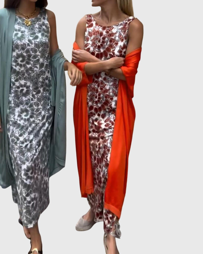 Sasha | Women's Elegant Two-Piece Set with ¾ Sleeves